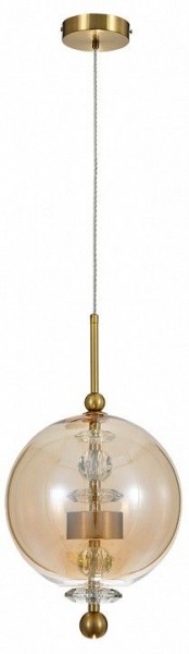 Подвесной светильник Indigo Illusione 11055/1P Amber в Режи - rezh.mebel24.online | фото 2