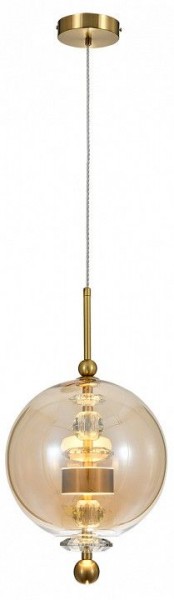 Подвесной светильник Indigo Illusione 11055/1P Amber в Режи - rezh.mebel24.online | фото 4