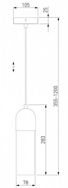 Подвесной светильник Eurosvet Airon 50180/1 в Режи - rezh.mebel24.online | фото 2