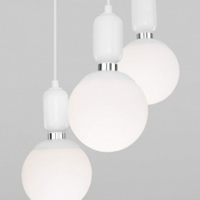 Подвесной светильник Eurosvet Bubble 50151/3 белый в Режи - rezh.mebel24.online | фото 4