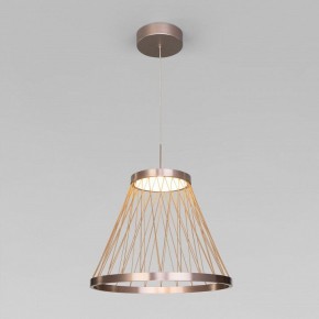 Подвесной светильник Eurosvet Cesta 40016/1 LED коричневый в Режи - rezh.mebel24.online | фото 2