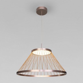 Подвесной светильник Eurosvet Cesta 40017/1 LED коричневый в Режи - rezh.mebel24.online | фото 2