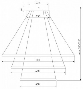 Подвесной светильник Eurosvet Collars 90264/3 белый в Режи - rezh.mebel24.online | фото 8