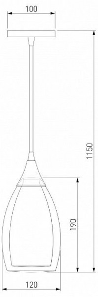 Подвесной светильник Eurosvet Cosmic 50085/1 золото в Режи - rezh.mebel24.online | фото 5