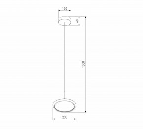Подвесной светильник Eurosvet Crespella 90034/1 золото в Режи - rezh.mebel24.online | фото 6