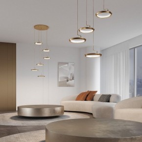 Подвесной светильник Eurosvet Crespella 90034/6 золото в Режи - rezh.mebel24.online | фото 4