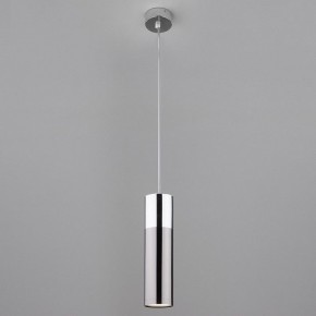 Подвесной светильник Eurosvet Double Topper 50135/1 LED хром/черный жемчуг в Режи - rezh.mebel24.online | фото 3