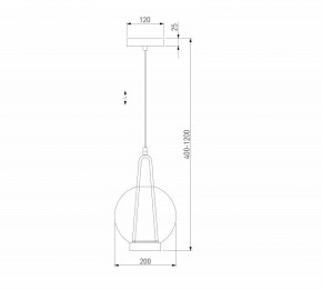 Подвесной светильник Eurosvet Frasco 50267/1 LED латунь в Режи - rezh.mebel24.online | фото 5