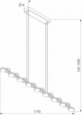 Подвесной светильник Eurosvet Tapioca 90332/17 черный в Режи - rezh.mebel24.online | фото 6