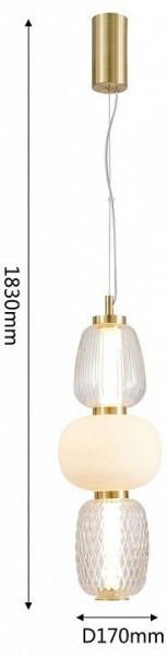 Подвесной светильник Favourite Bella 4057-1P в Режи - rezh.mebel24.online | фото 4