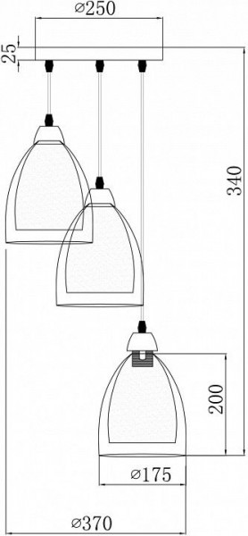 Подвесной светильник Freya Astery FR5375PL-03CH2 в Режи - rezh.mebel24.online | фото 4