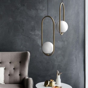 Подвесной светильник Imperiumloft Matthew Mccormick Hoop Бронза Mila Pendant 181904-22 в Режи - rezh.mebel24.online | фото 2