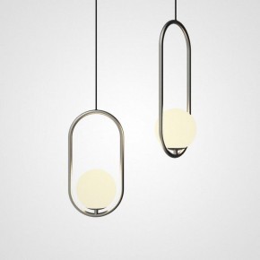 Подвесной светильник Imperiumloft Matthew Mccormick Hoop Silver Mila Pendant HOOP-B01 в Режи - rezh.mebel24.online | фото 2