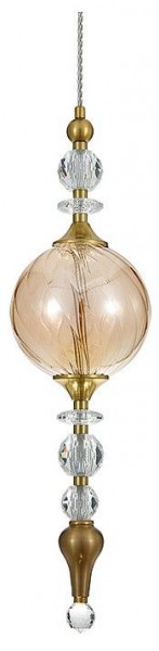 Подвесной светильник Indigo Sorpresa 11056/1P Amber в Режи - rezh.mebel24.online | фото 1