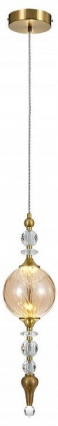 Подвесной светильник Indigo Sorpresa 11056/1P Amber в Режи - rezh.mebel24.online | фото 3
