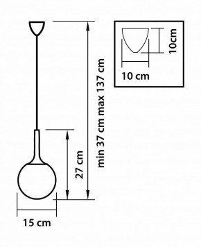 Подвесной светильник Lightstar Globo 813011 в Режи - rezh.mebel24.online | фото 3
