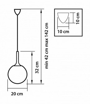 Подвесной светильник Lightstar Globo 813022 в Режи - rezh.mebel24.online | фото 3