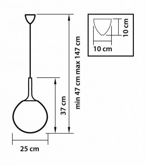 Подвесной светильник Lightstar Globo 813032 в Режи - rezh.mebel24.online | фото 3
