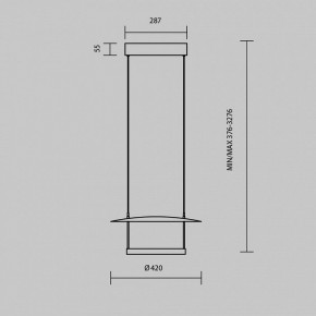 Подвесной светильник Maytoni Ambience MOD280PL-L23B3K1 в Режи - rezh.mebel24.online | фото 4