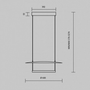 Подвесной светильник Maytoni Ambience MOD280PL-L30B3K1 в Режи - rezh.mebel24.online | фото 4