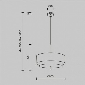 Подвесной светильник Maytoni Bergamo MOD613PL-05W1 в Режи - rezh.mebel24.online | фото 4
