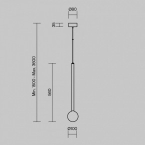 Подвесной светильник Maytoni Bubble dream MOD383PL-L4BS3K в Режи - rezh.mebel24.online | фото 4