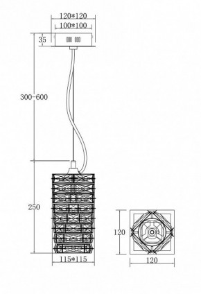 Подвесной светильник Maytoni Coil MOD124PL-L3CH3K в Режи - rezh.mebel24.online | фото