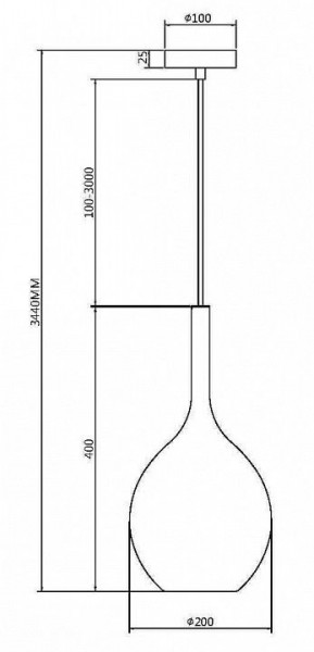 Подвесной светильник Maytoni Duality MOD271PL-01B1 в Режи - rezh.mebel24.online | фото 4