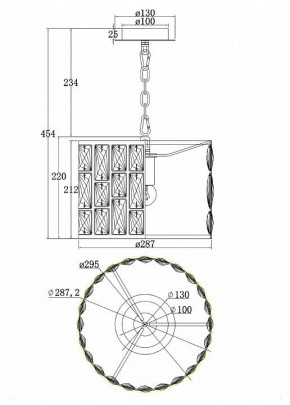 Подвесной светильник Maytoni Gelid MOD184-PL-01-CH в Режи - rezh.mebel24.online | фото 8
