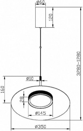 Подвесной светильник Maytoni Halo MOD041PL-L15B3K1 в Режи - rezh.mebel24.online | фото 5