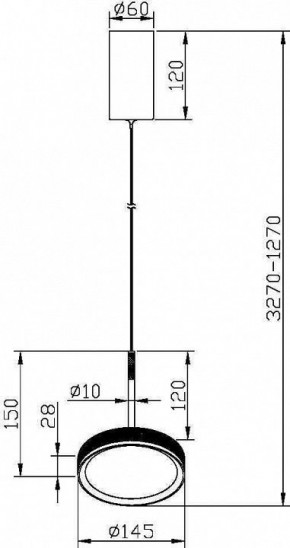 Подвесной светильник Maytoni Halo MOD041PL-L15TR3K в Режи - rezh.mebel24.online | фото 5