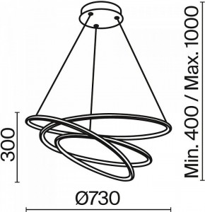 Подвесной светильник Maytoni Halo MOD100PL-L88WK1 в Режи - rezh.mebel24.online | фото 3