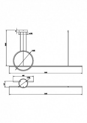 Подвесной светильник Maytoni Halo MOD247PL-L49BK в Режи - rezh.mebel24.online | фото 2