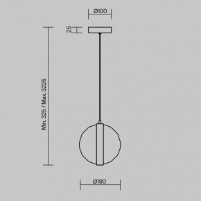 Подвесной светильник Maytoni Misterio MOD379PL-L6B3K в Режи - rezh.mebel24.online | фото 8
