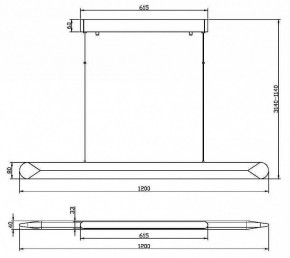 Подвесной светильник Maytoni Motion MOD276PL-L40B3K в Режи - rezh.mebel24.online | фото 3