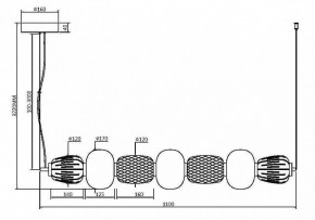 Подвесной светильник Maytoni Pattern MOD267PL-L42G3K в Режи - rezh.mebel24.online | фото 4