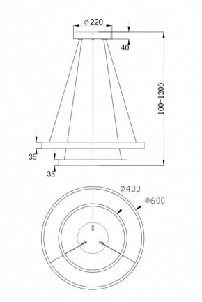 Подвесной светильник Maytoni Rim MOD058PL-L55W4K в Режи - rezh.mebel24.online | фото 7