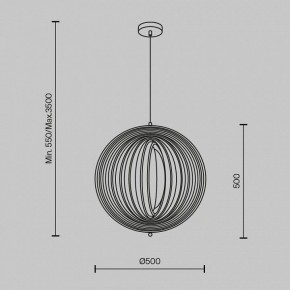 Подвесной светильник Maytoni Roots MOD197PL-01W1 в Режи - rezh.mebel24.online | фото 3