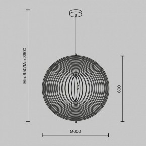 Подвесной светильник Maytoni Roots MOD197PL-01W2 в Режи - rezh.mebel24.online | фото 4