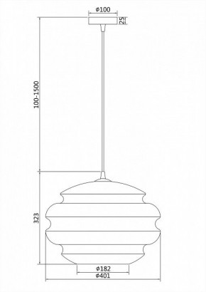 Подвесной светильник Maytoni Ruche P078PL-01BL в Режи - rezh.mebel24.online | фото 5