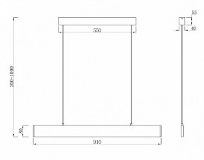 Подвесной светильник Maytoni Step P010PL-L23B в Режи - rezh.mebel24.online | фото 3