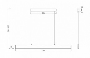Подвесной светильник Maytoni Step P010PL-L30W4K в Режи - rezh.mebel24.online | фото 5