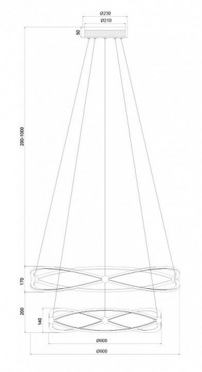 Подвесной светильник Maytoni Weave MOD062PL-L103CH3K в Режи - rezh.mebel24.online | фото 9