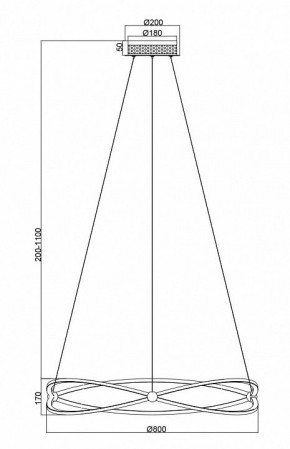 Подвесной светильник Maytoni Weave MOD062PL-L56CH3K в Режи - rezh.mebel24.online | фото 5