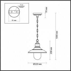 Подвесной светильник Odeon Light Campa 4965/1 в Режи - rezh.mebel24.online | фото 5