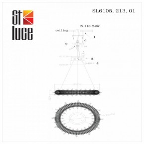 Подвесной светильник ST-Luce Lucchero SL6105.213.01 в Режи - rezh.mebel24.online | фото 6