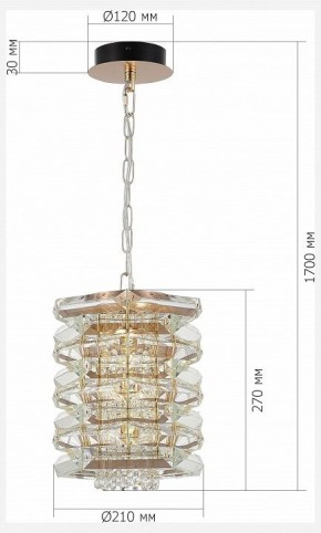 Подвесной светильник ST-Luce STROZZI SL6137.203.01 в Режи - rezh.mebel24.online | фото 5