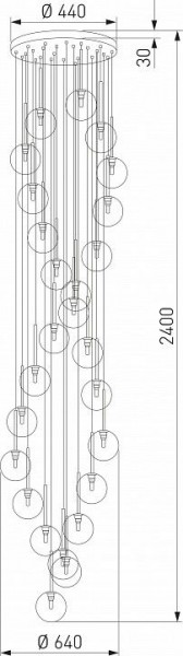 Подвесной светильник TK Lighting Aurora 10258 Aurora в Режи - rezh.mebel24.online | фото 3