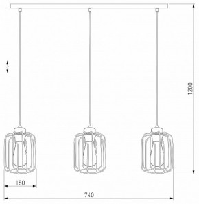 Подвесной светильник TK Lighting Galaxy New 4716 Galaxy New в Режи - rezh.mebel24.online | фото 2