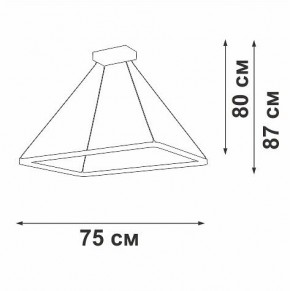 Подвесной светильник Vitaluce V2704 V2704-9/1S в Режи - rezh.mebel24.online | фото 3
